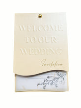 Load image into Gallery viewer, 20 set Wedding Invitation Card , Save the Date Invitation Card