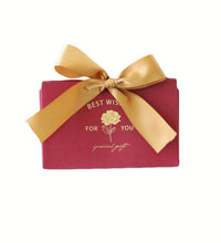 Load image into Gallery viewer, 20PCS Elegant Wedding Favor Gift Boxes – Ribbon Candy Bags with Gold Foil, Paper Party Packaging for Guests (Bag Style, DIY Folding)