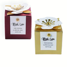 Load image into Gallery viewer, Flower Candy Boxes Wedding Favors & Party Gifts – Paper Gift Box Packing Box for Guests