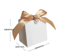 Load image into Gallery viewer, 20 PCS Simply Elegant Candy Favor Bags – Wedding, Birthday, and Welcome Gift Boxes with Ribbon (Customizable)