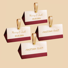 Load image into Gallery viewer, 20 PCS Custom Elegant Candy Favor Boxes – Wedding, Party, or Brand Gift Packaging (2 Sizes Available)