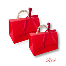 Load image into Gallery viewer, 20PCS Elegant Gift Boxes – Pearl Handle & Ribbon Bag-Shaped Favor Boxes for Wedding, Birthday, Baby Shower, Product Packaging