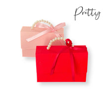 Load image into Gallery viewer, 20PCS Elegant Gift Boxes – Pearl Handle & Ribbon Bag-Shaped Favor Boxes for Wedding, Birthday, Baby Shower, Product Packaging