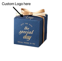 Load image into Gallery viewer, 20PCS Custom Chocolate Packing Boxes – Wedding Favors, Candy Boxes, Ribbon Gift Boxes for Guests, Birthday & Bridal Shower Party Favors