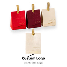 Load image into Gallery viewer, 20Pcs Elegant Ivory Candy Bags – Wedding Favors with Leather Handle & Paper Cardstock (Gift Packing Boxes)