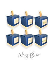 Load image into Gallery viewer, Personalized Wedding Favor Candy Box – Elegant Ribbon Gift Box with PU Holder, Custom Logo Party Gift Packaging