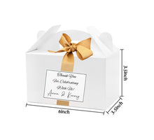Load image into Gallery viewer, Personalized Candy Favor Box – Elegant Paper Gift Bag for Wedding, Baby Shower, Birthday, or Event – Custom Bridal Party or Guest Thank You Box