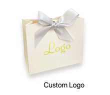 Load image into Gallery viewer, 20PCS Personalized Blue Gift Bags – Custom Wedding Favor & Party Thank You Bags with Ribbon Handles