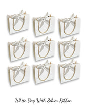 Load image into Gallery viewer, 20PCS Personalized Wedding Gift Bags – Custom Ribbon Favor Bags for Party, Bridal Shower, Birthday, Holiday Events