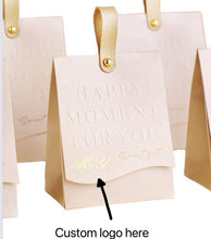 Load image into Gallery viewer, ivory wedding favor box birthday favor box