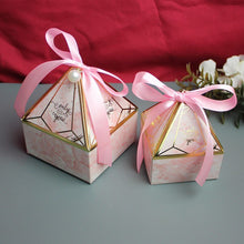 Load image into Gallery viewer, 25PCS Deluxe Pearl Candy Favor Boxes – Wedding, Birthday & Holiday Party Gift Boxes with Ribbon