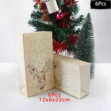 Load image into Gallery viewer, Merry Christmas Decorations Gift Boxes Santa Claus Xmas Tree Packing Bags New Year 2019 Christmas Candy Bags Navidad 2019 kerst