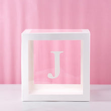 Load image into Gallery viewer, QIFU Alphabet Transparent Packing Box Wedding Balloon Gift Box Baby Shower Decoration Wedding Birthday Party Supplies Gift Bag