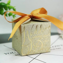 Load image into Gallery viewer, 20PCS Sparkling Candy Favor Boxes – Wedding, Birthday & Holiday Party Gift Boxes with Ribbon