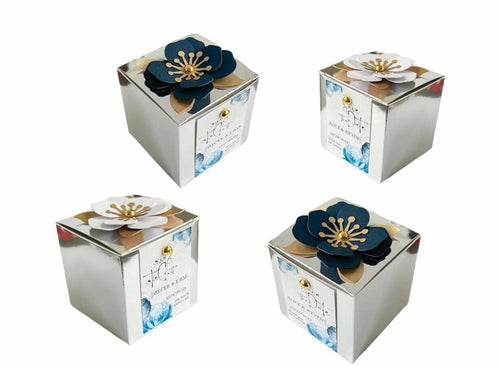 Foldable Event Boxes flower box wedding favor box 