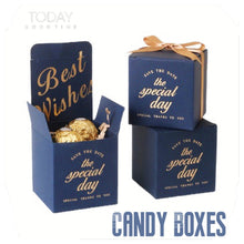 Load image into Gallery viewer, candy box gift box for wedding, graduation, bridal shower, home warming, mother day, birthday
