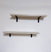 Load image into Gallery viewer, Set of 2 Wall Shelves /Canada Board Wood/ Wall Shelves/ Wall Art Display Wall Shelves/Plant Shelf/Home Decor-Kitchen Shelf/Livingroom shelf
