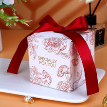 Load image into Gallery viewer, Candy Boxes Wedding Favor Box/Party Gift Paper Box Ribbon floral Box / Holiday Party Favors Gift Box/Treat Box/ Anniversary Favors Box
