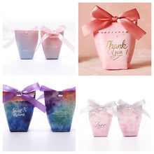 Load image into Gallery viewer, 20PCS Graceful Wedding Favor Box Bridal Shower Favor Packing Box/Candy Packing Box Christmas Party Favor Welcome Gift Packing Box For Guest
