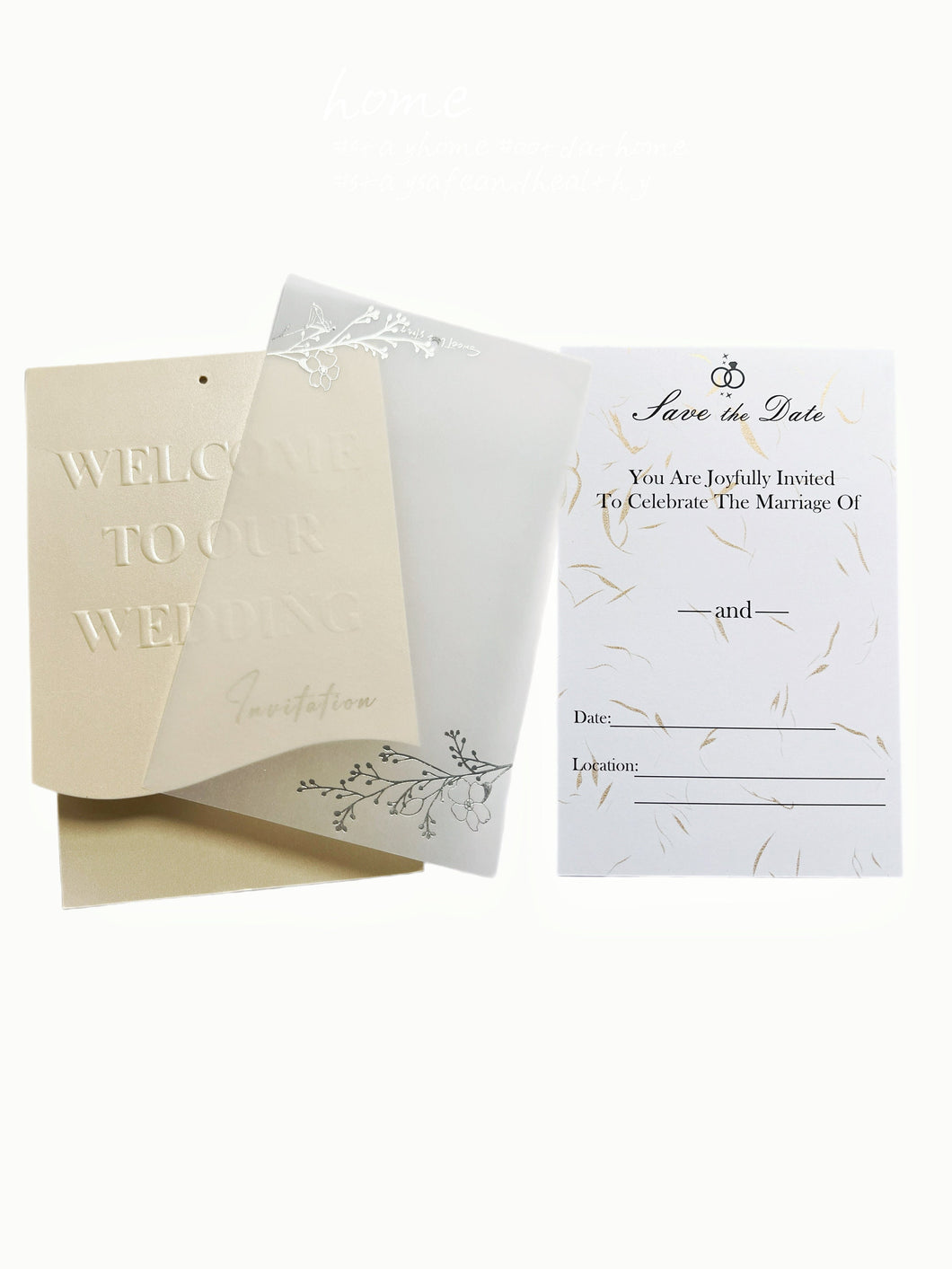 20 set Wedding Invitation Card , Save the Date Invitation Card