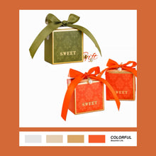 Load image into Gallery viewer, 20Pcs  Luxury Vintage Style design Wedding Favors Candy Boxes /Party Gift Paper Box Ribbon Box/wedding favor for guest/Party Favors Gift Box
