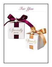 Load image into Gallery viewer, 20 Pearl Candy Box Gift Favors Box Wedding Favors /Ribbon Square Gift Box Anniversary Event Gift Favor Box Packaging Box Birthday Favors Box
