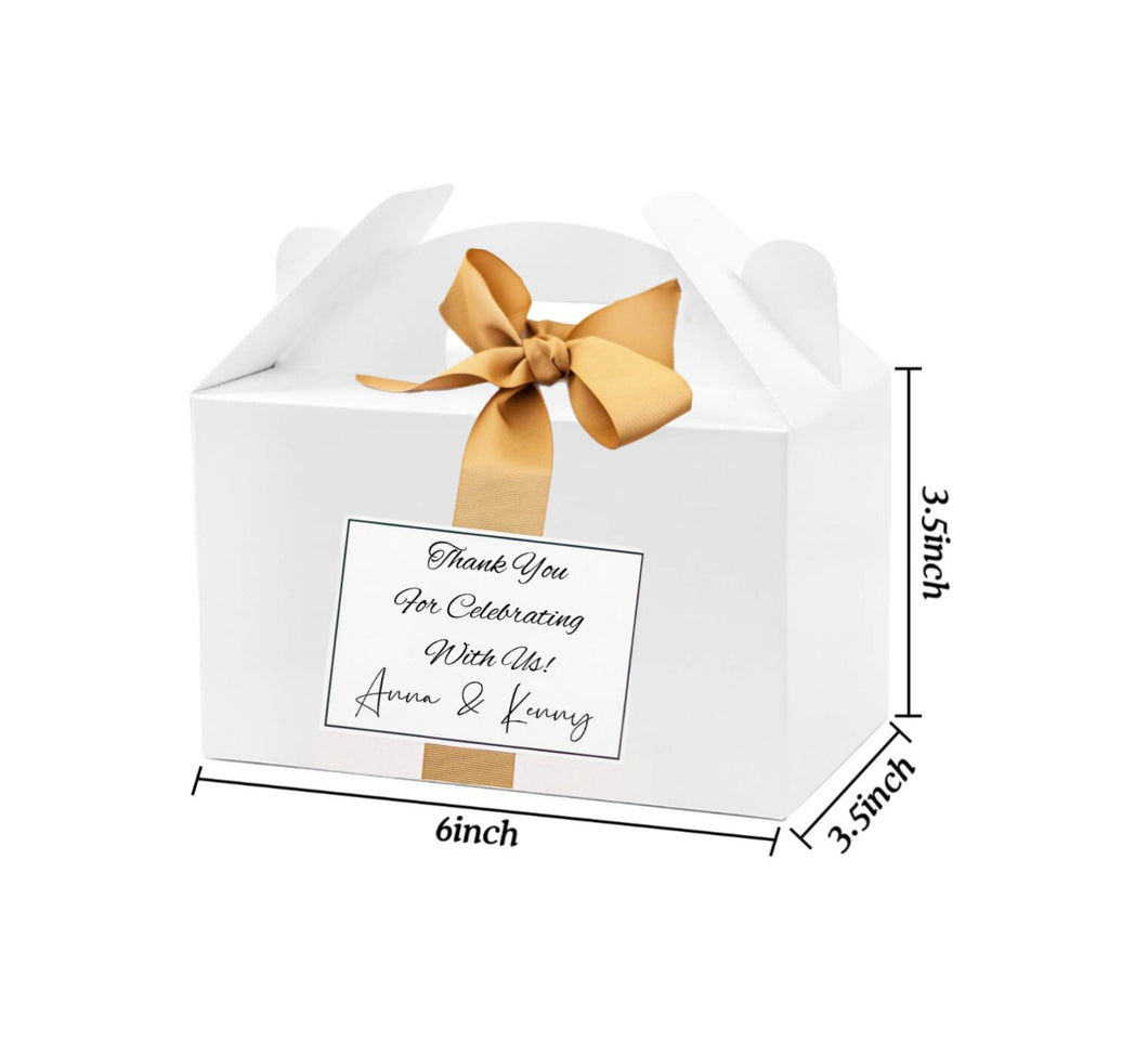 Personalized Favor Box Candy Bag Wedding Favors Box Paper Gift Box Bridal Party Shower Favor Gift Packing Box Anniversary Event Favor Box