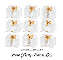 Load image into Gallery viewer, Personalized Favor Box Candy Bag Wedding Favors Box Paper Gift Box Bridal Party Shower Favor Gift Packing Box Anniversary Event Favor Box
