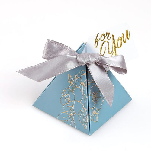 Baby Shower Favors blue gift box 
