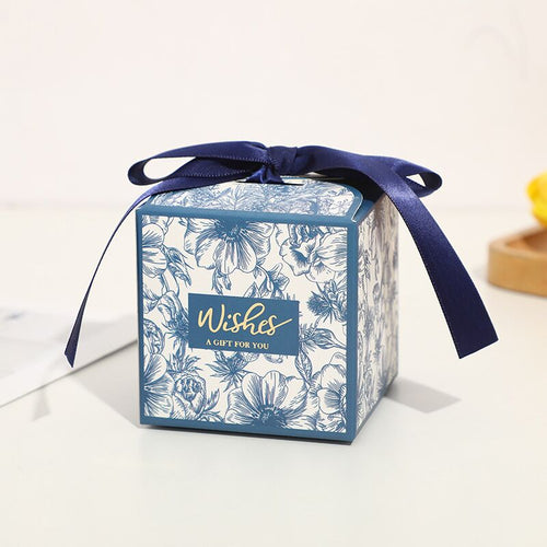 candy box with ribbon 