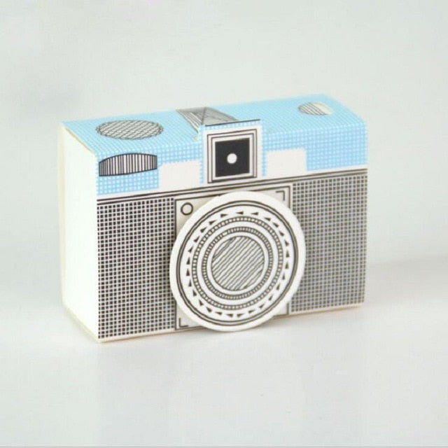 Newest Camera Style Paper Candy Boxes Wedding Favor Gift Box Baby Shower Favors Birthday Party Supplies Decorations